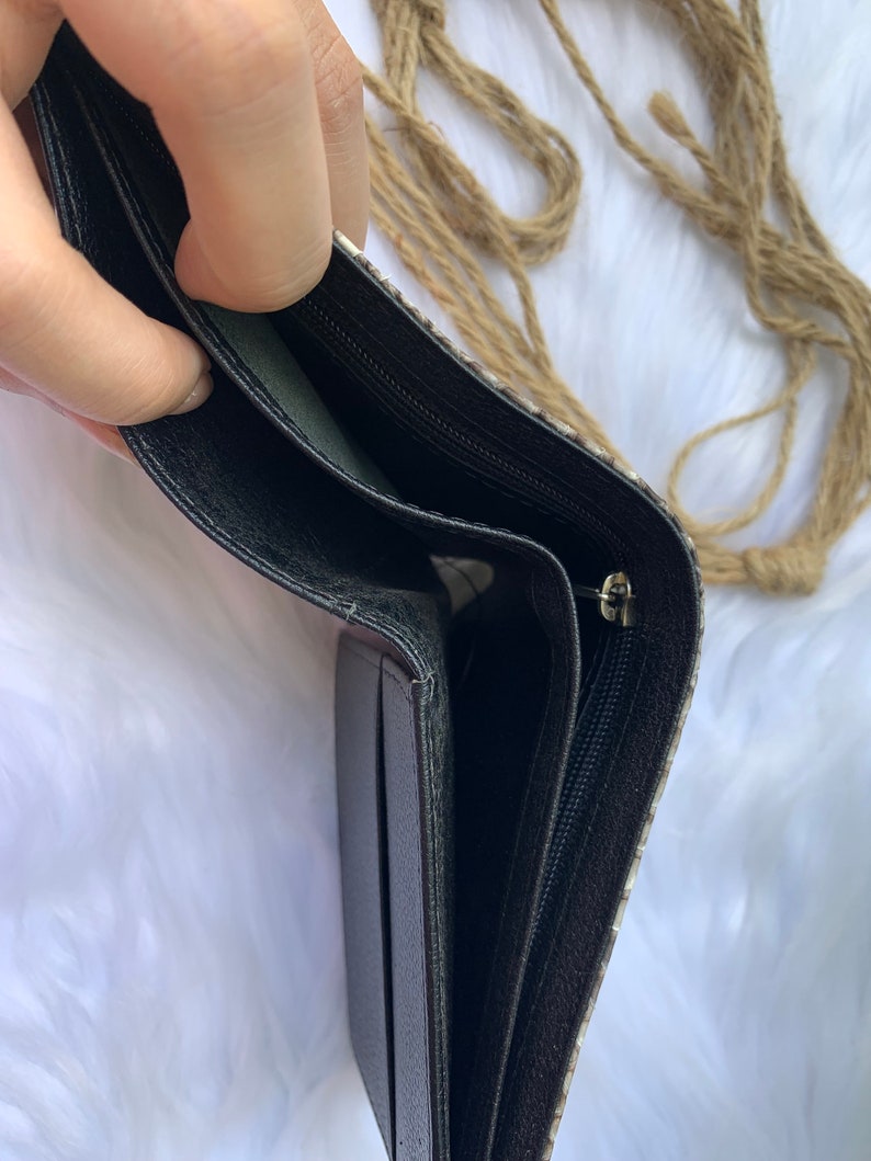 GENUINE Python Skin Bifold Wallet for Men,handmade Leather Wallet, Gift ...