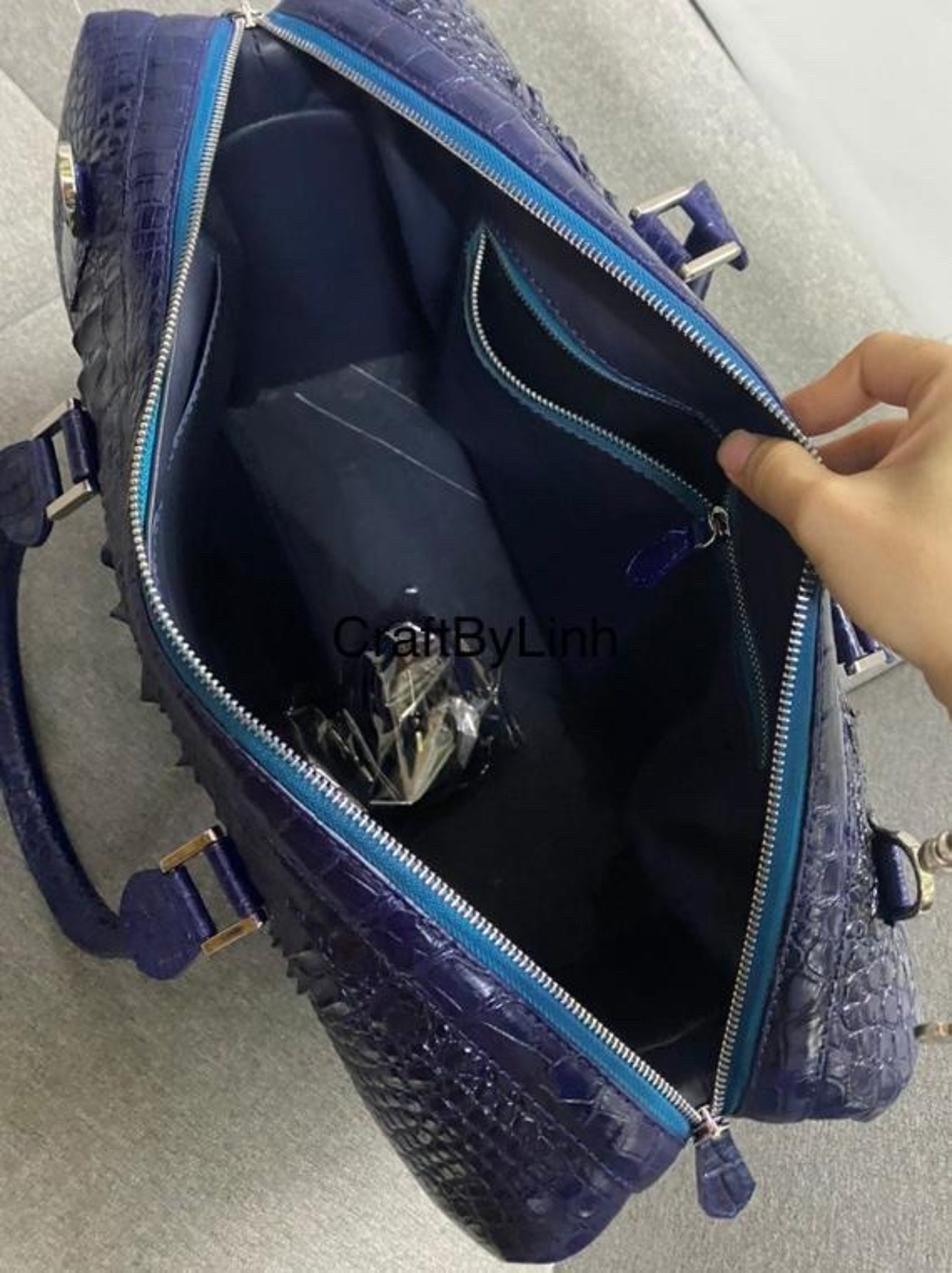 Handmade Leather Travel Bag Business Bag Overnight Bag Etsy