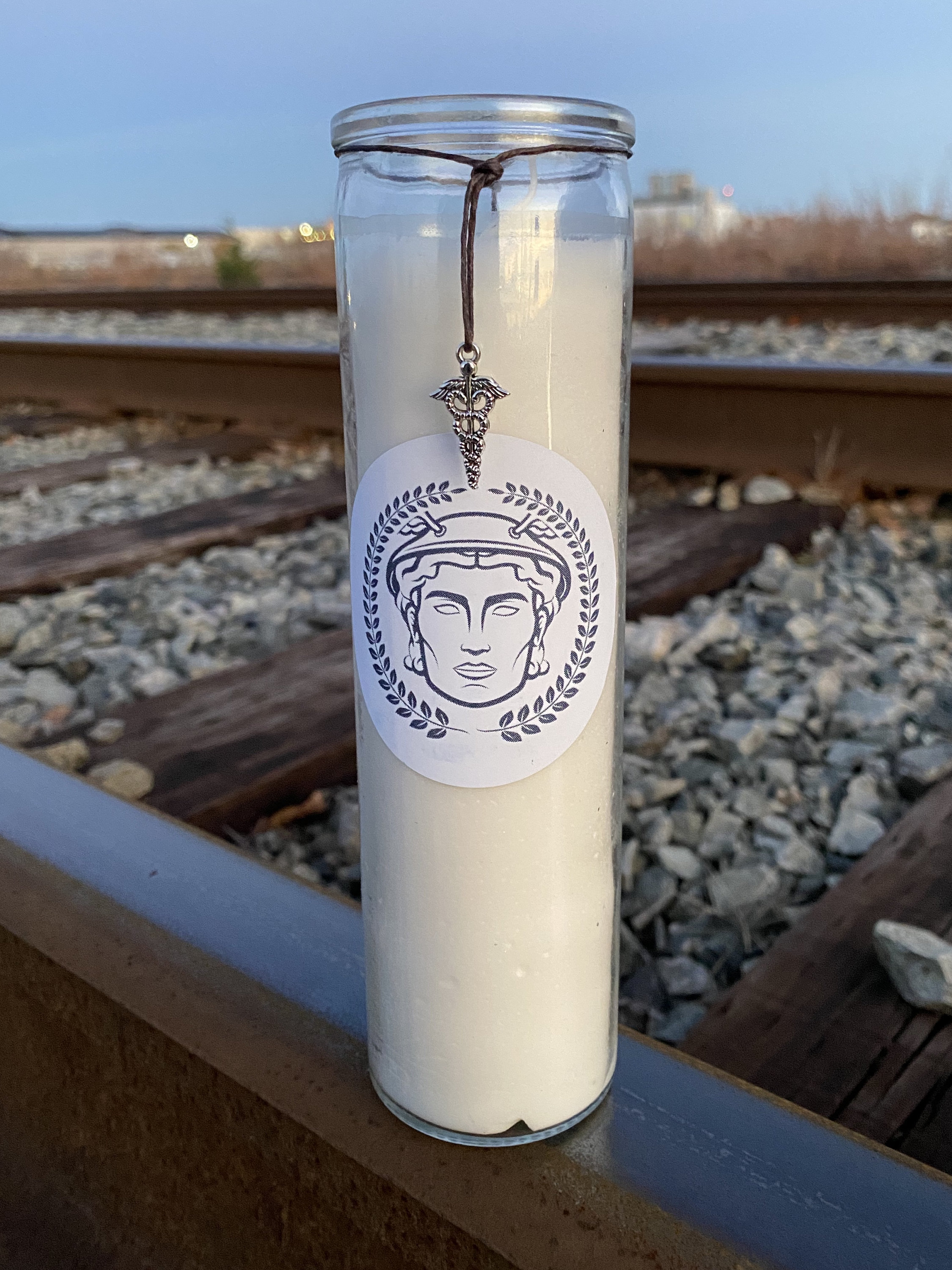 Large Hermes / Mercury Offering Candle 7 Day Burn Time Etsy