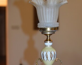vintage table lamp art nouveau