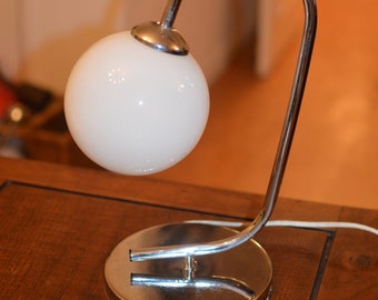 vintage space age atomic table lamp 1970