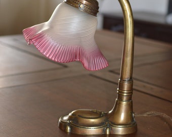 vintage  art deco table lamp. art nouveau table lamp