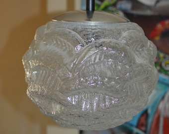 Suspension Doria en verre de Murano - Allemagne Space Age - Années 1970Lampe vintage space age mid-Century