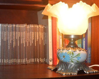 Vintage table lamp art Nouveau