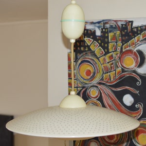 Vintage ceiling lamp space age nordic lamp