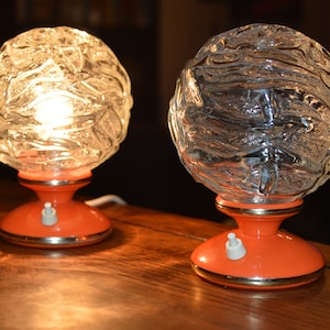 Vintage nordic table lamp space age Atomic lamp