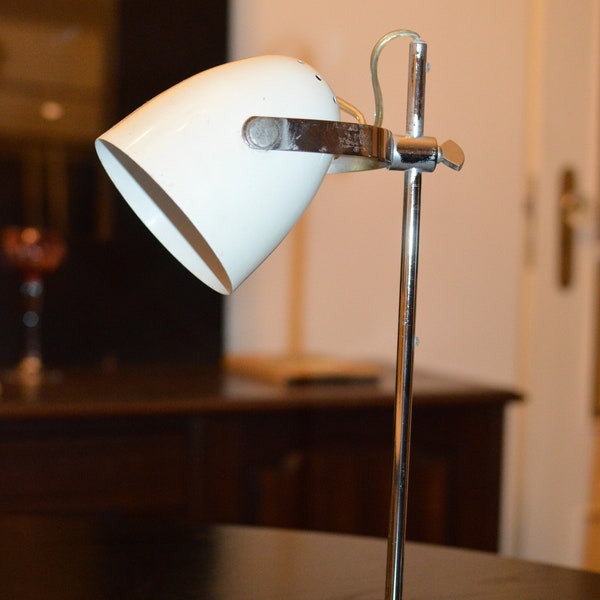 vintage space age atomic table lamp