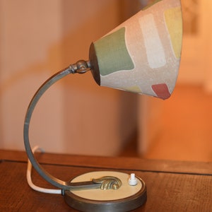 vintage table lamp modernist table lamp. midcentury table lamp