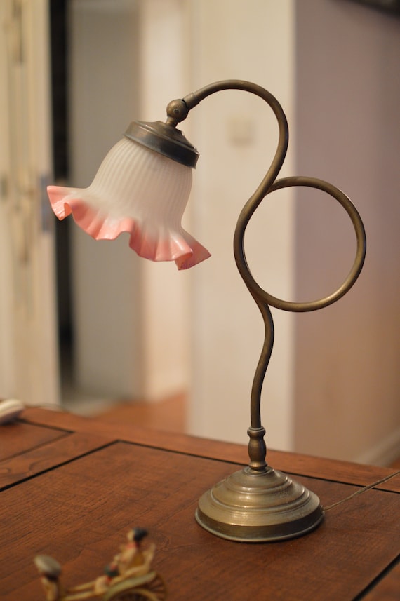 Antique art shop nouveau lamps