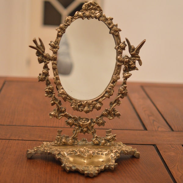 Vintage French Art Deco  Vanity table  Mirror 1950/60