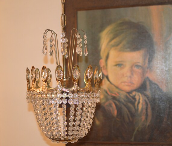 Bohemian crystal chandelier deals