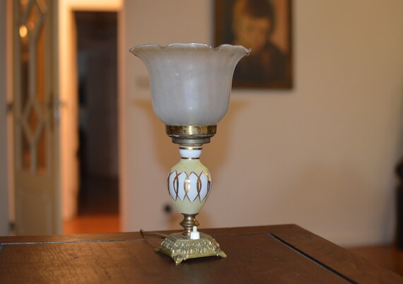 Vintage table lamp art Nouveau