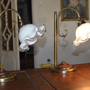 Pair vintage table lamp