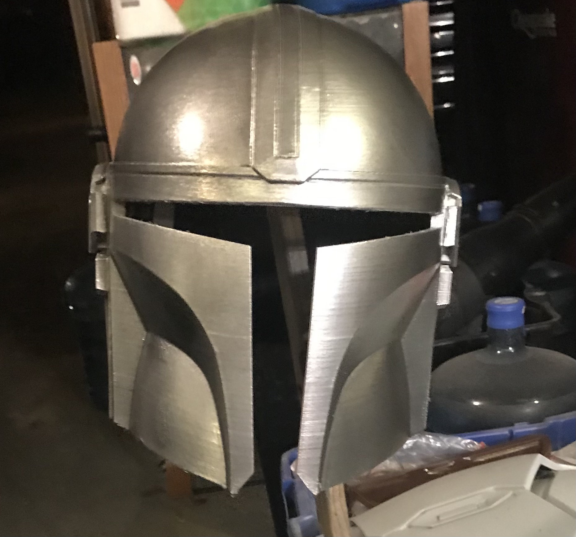 Custom Mandalorian Helmet Paintjob Read Description Etsy