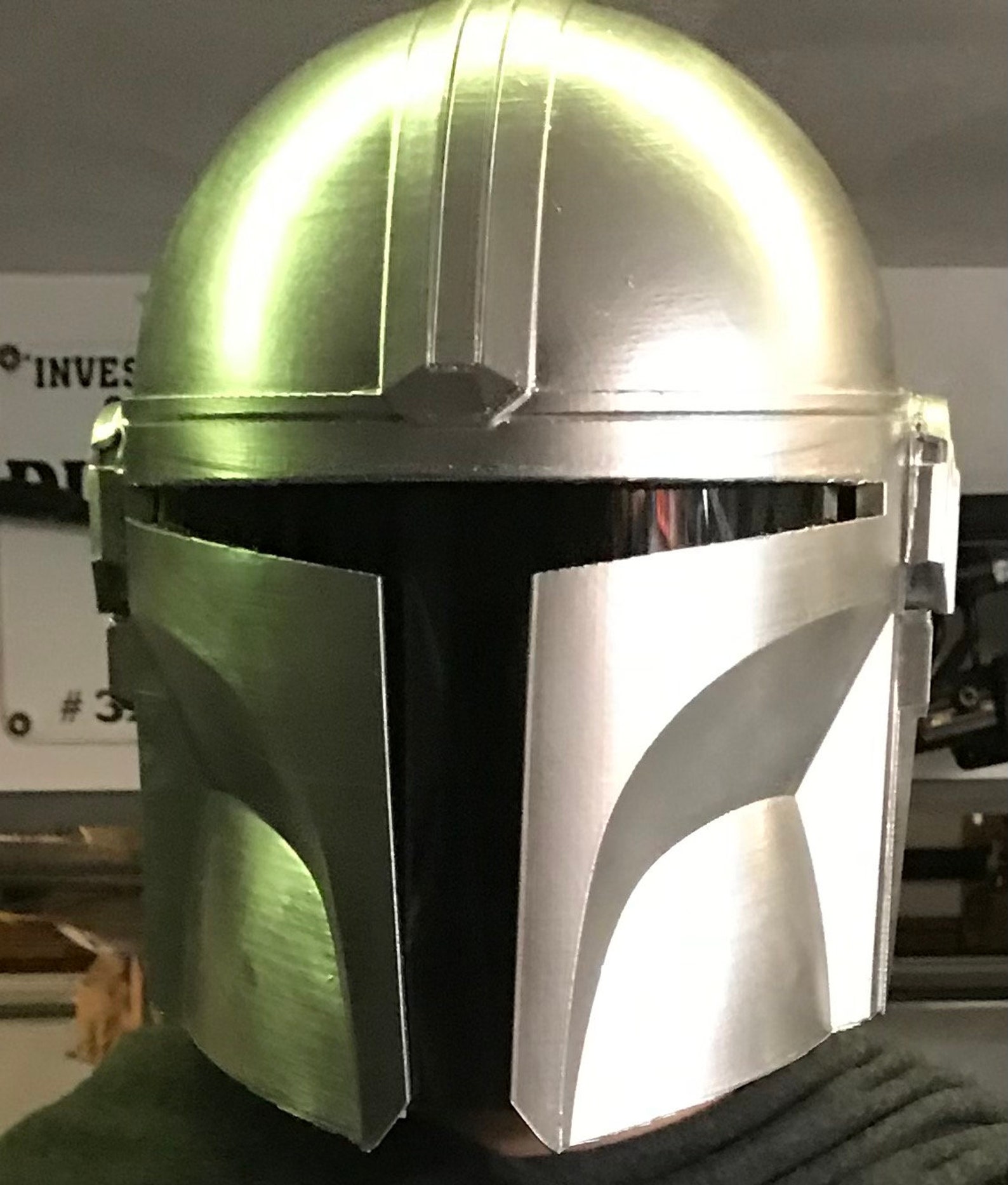 Custom Mandalorian Helmet Paintjob Read Description Etsy