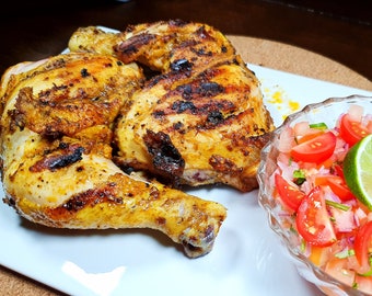 Crowd pleaser for all ages- Special marinade char grilled chicken