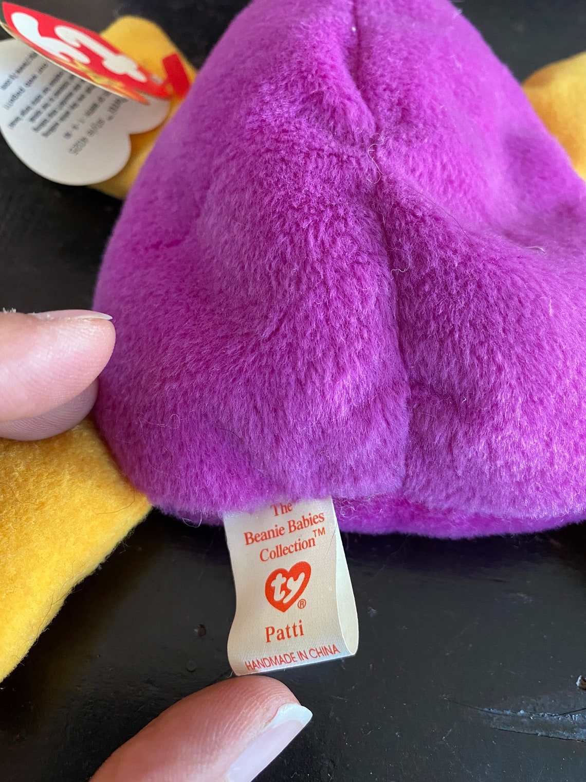 Ty Patti Beanie Baby 1993 With TAGS and ERRORS Etsy