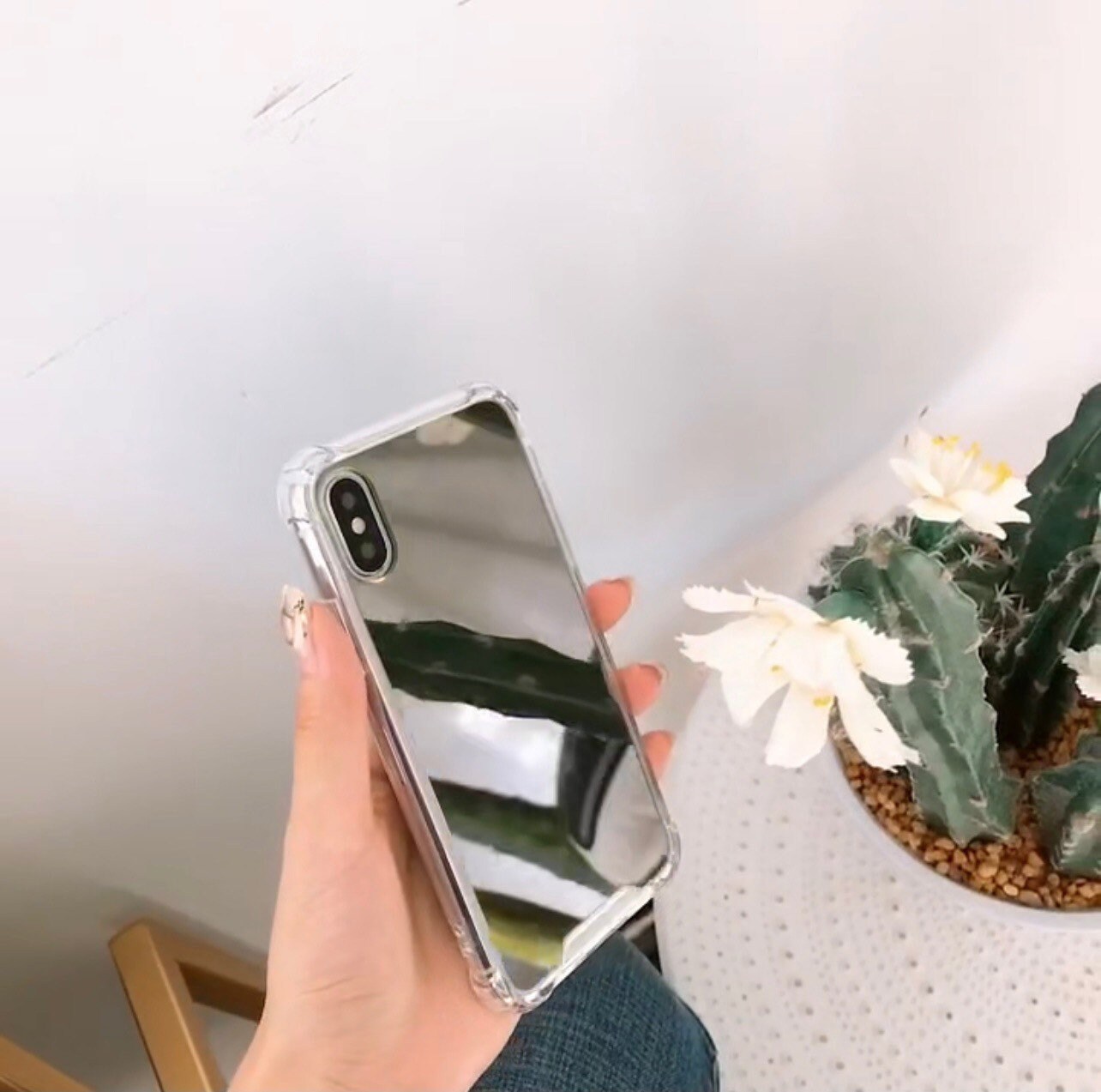 Cute Mirror Phone Case For Make Up & Selfie For Apple iPhone Etsy