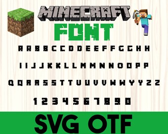 Minecraft Letters Etsy
