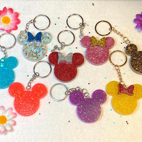 Mickey And Minnie Mouse Resin Keychains Disney Resin Art Etsy Mickey And Minnie Mouse Resin Keychains Disney Resin Art Etsy