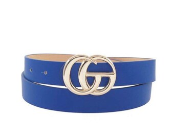 royal blue gucci belt