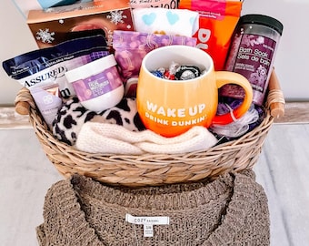 Get Well Soon Gift Basket – Cozy Blanket, Snacks & Spa Set