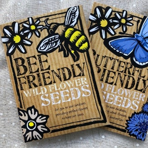 Bee and Butterfly Friendly British Wildflower Seeds