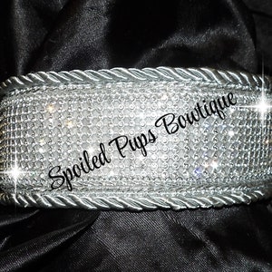 Silver Rhinestone Collar