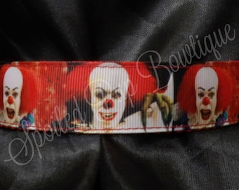 Scary Clown Dog Collar