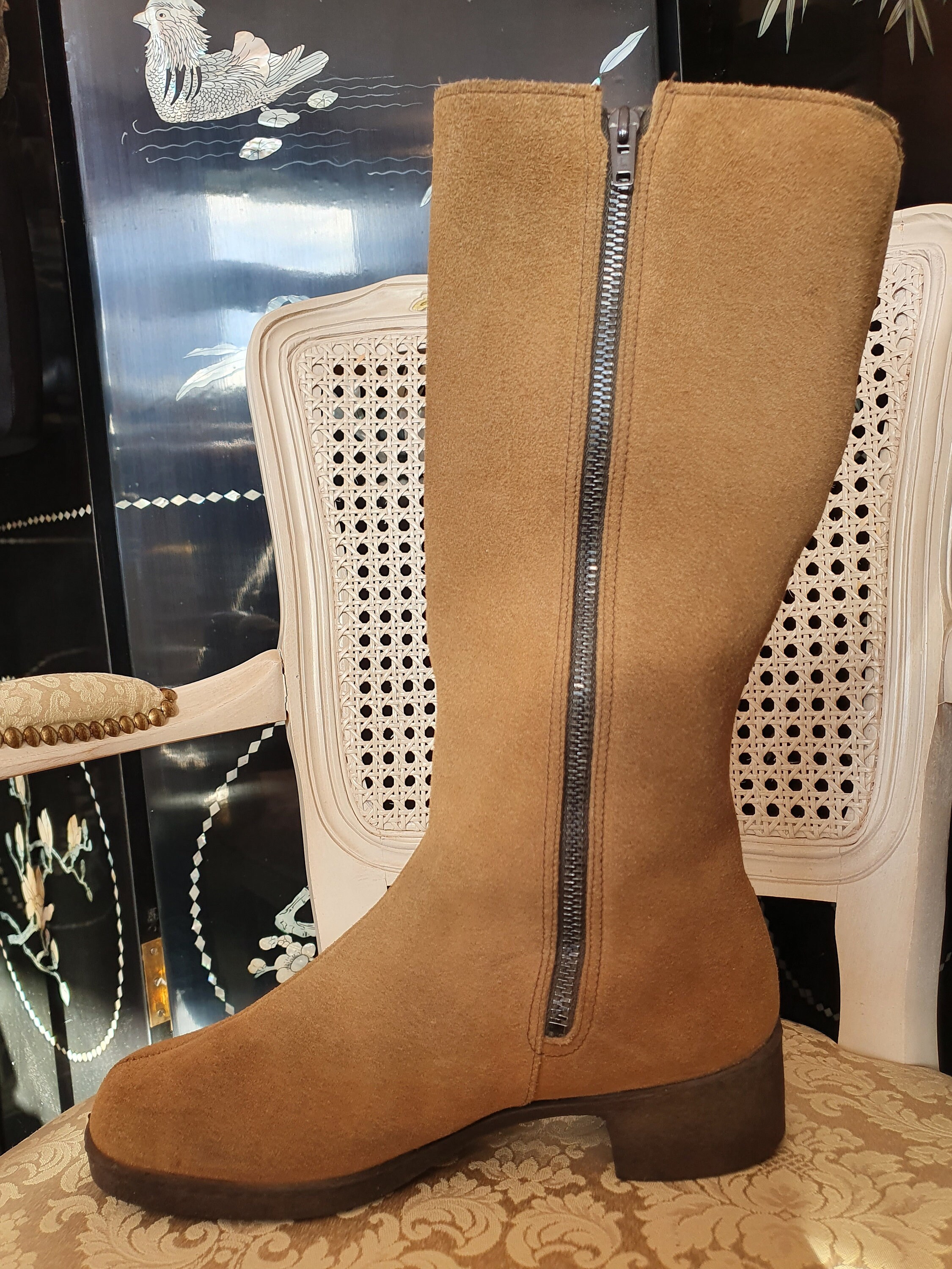 1960s knee high boots