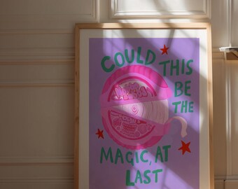 Bubble Gum Art Print: Colorful Teen Girl Room Decor by KateFoxDesign