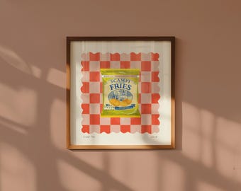 Scampi Fries Konsttryck: Dopamindekor, Maximalistisk väggkonst
