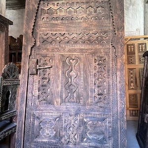 Moroccan Wooden Door, Unique Moroccan Door, Home Door, Farm House Door, interior Door