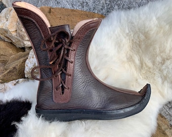 Viking Boots, Viking Shoes, Medieval Boots, Viking Leather Shoes, Ren Faire boots, Pirate Boots, Medieval shoes