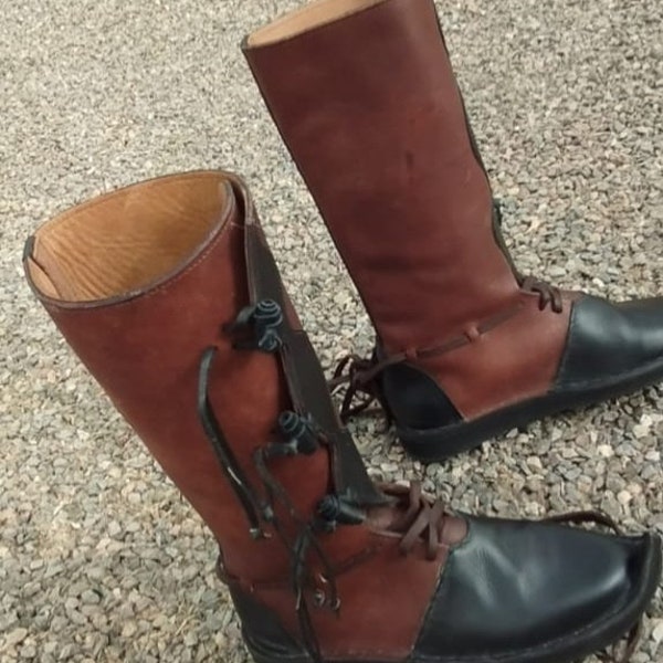 Vikings Leather Boots. Medieval Boots. Renaissance Festival boots