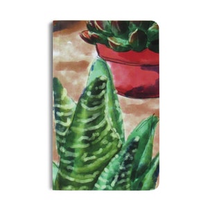 Succulent Handcrafted Journal - Medium & Pocket Size
