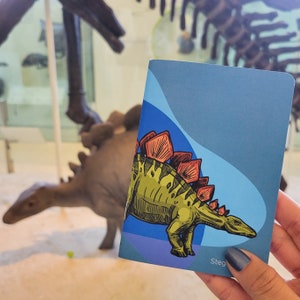 Stegosaurus Handcrafted Journal - Medium & Pocket Size