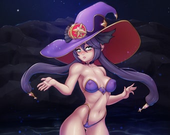 Mona from Genshin Impact Bikini print
