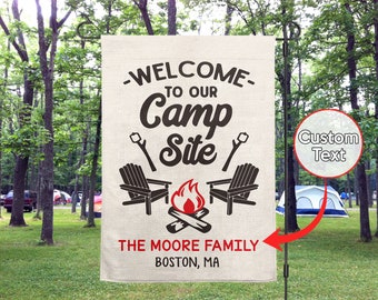 Camping Flags Etsy