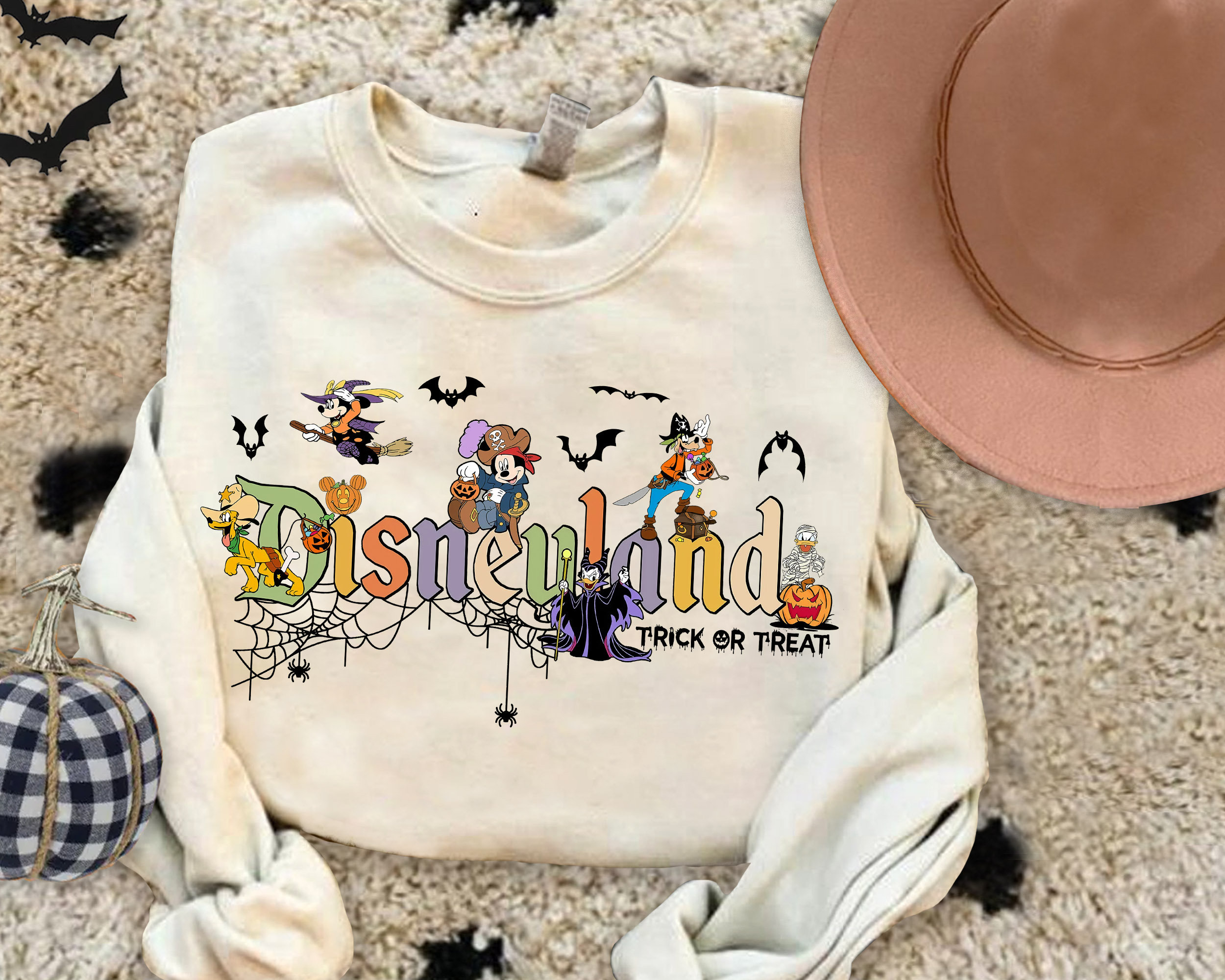 Discover Disneyland Trick or Treat Halloween Sweatshirt, Disney Not So Scary
