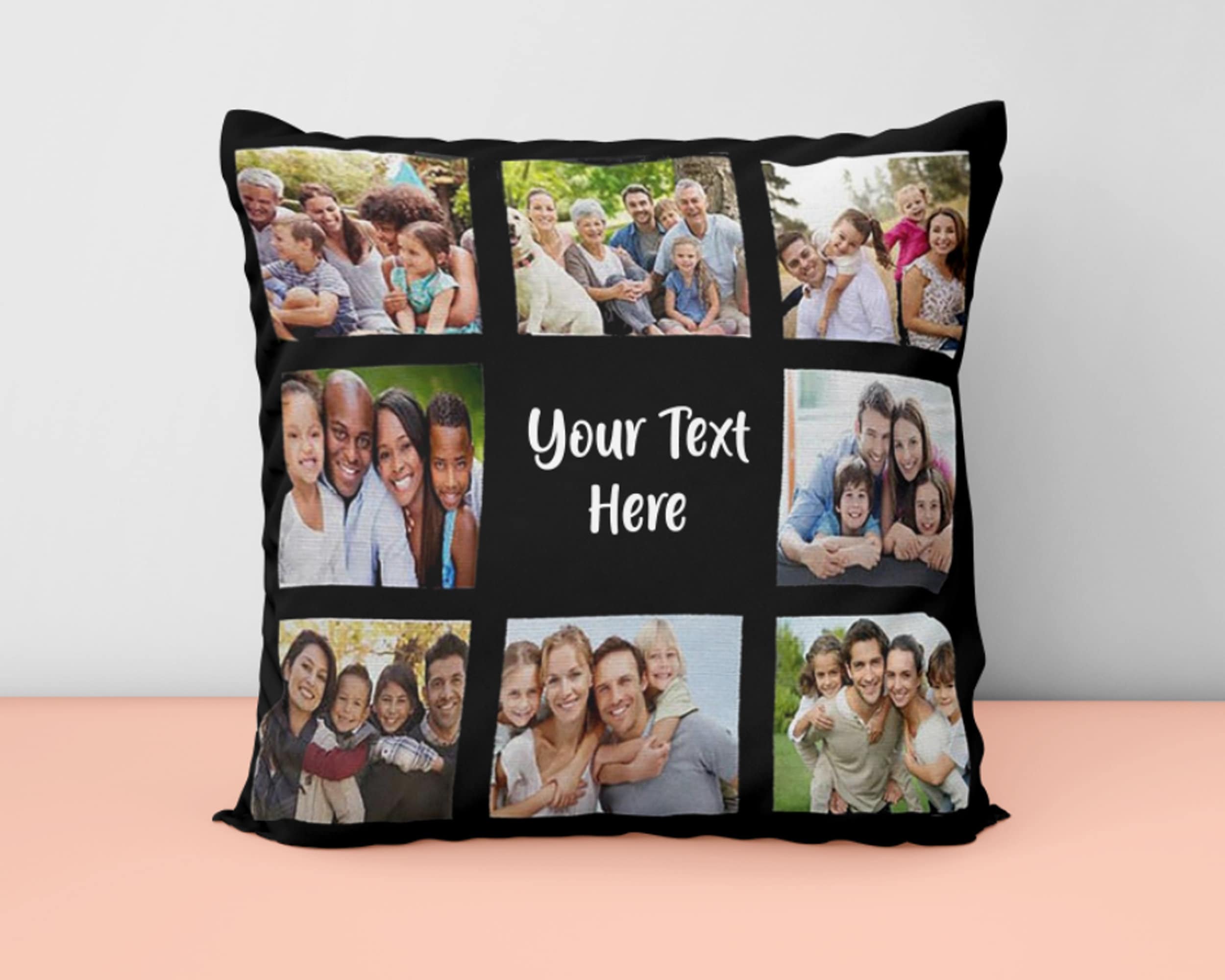 Photo Gifts Pillow
 Personalized Family Collage Pillow Family Pillow