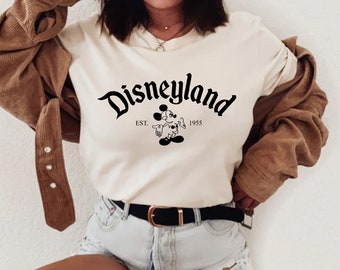Disneyland Mickey 1955 Shirt, Mickey Mouse Shirt, Disney Shirt, Disneyland Shirt, Vintage Disney Shirt, Disney Trip Shirt, Disneyworld Shirt