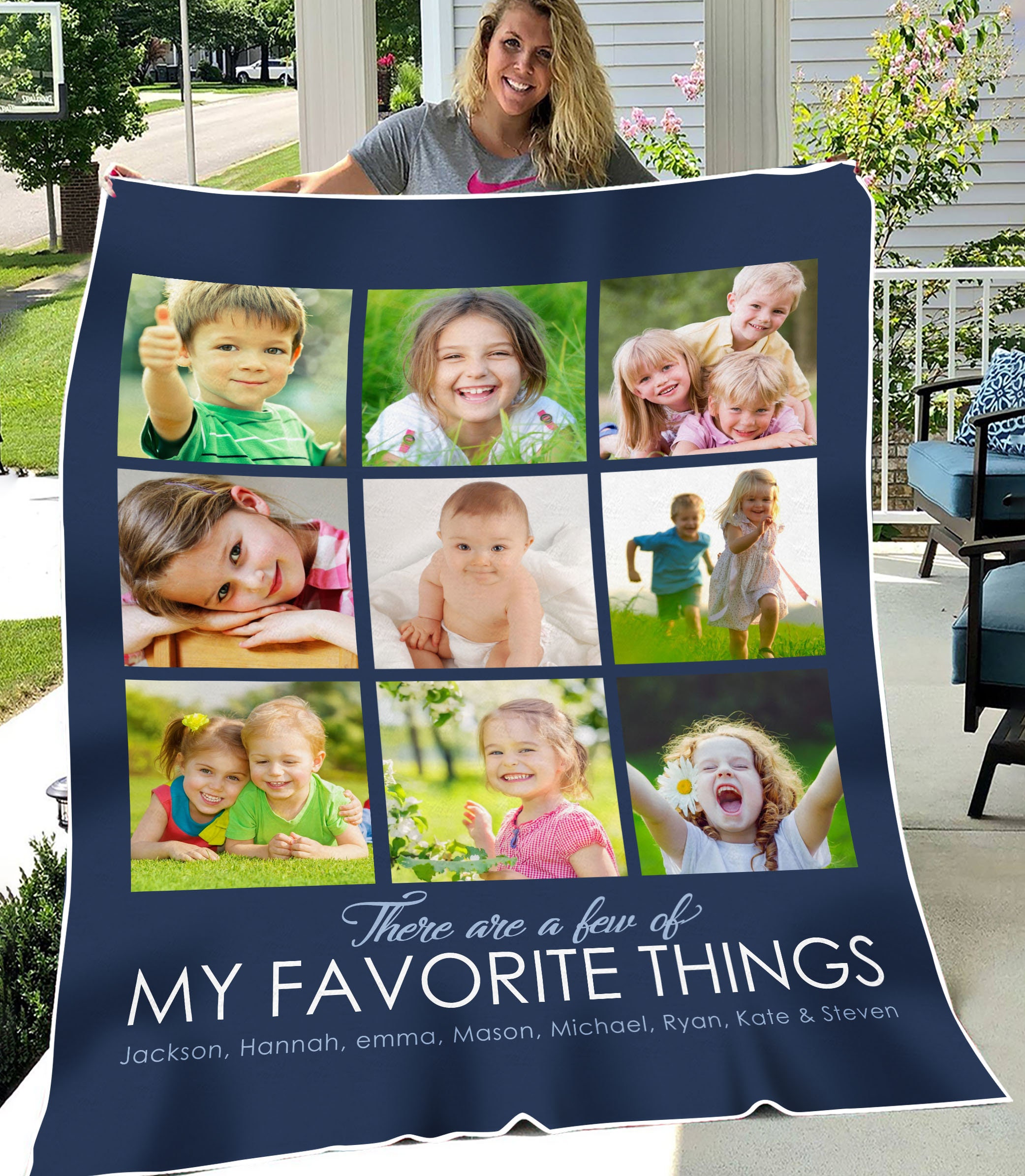 Photo Blanket Customized Personalized Photo Blanket Photo Etsy