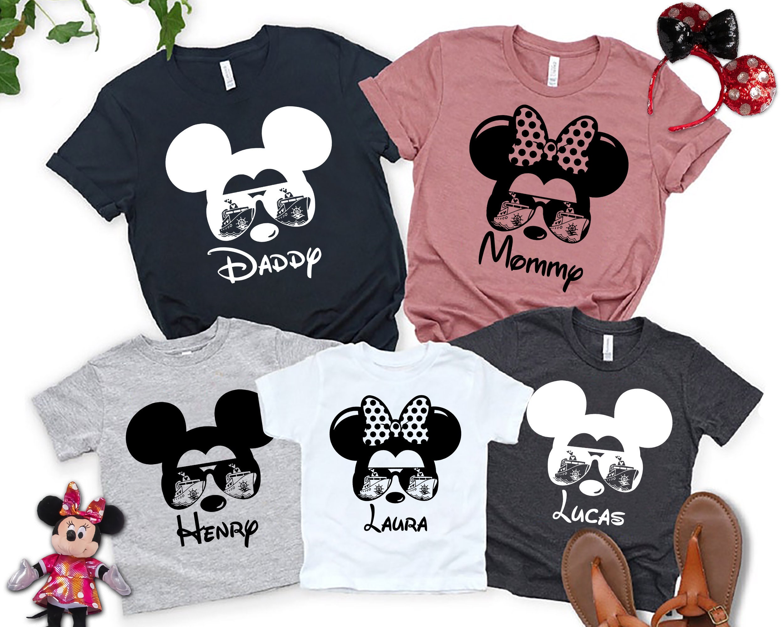 Custom Name Mickey Minnie Cruise Shirt