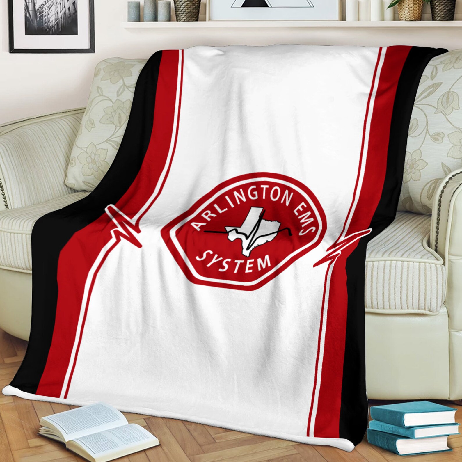 Arlington Ems System Blanket Ems Week 2021 Blanket Custom Etsy