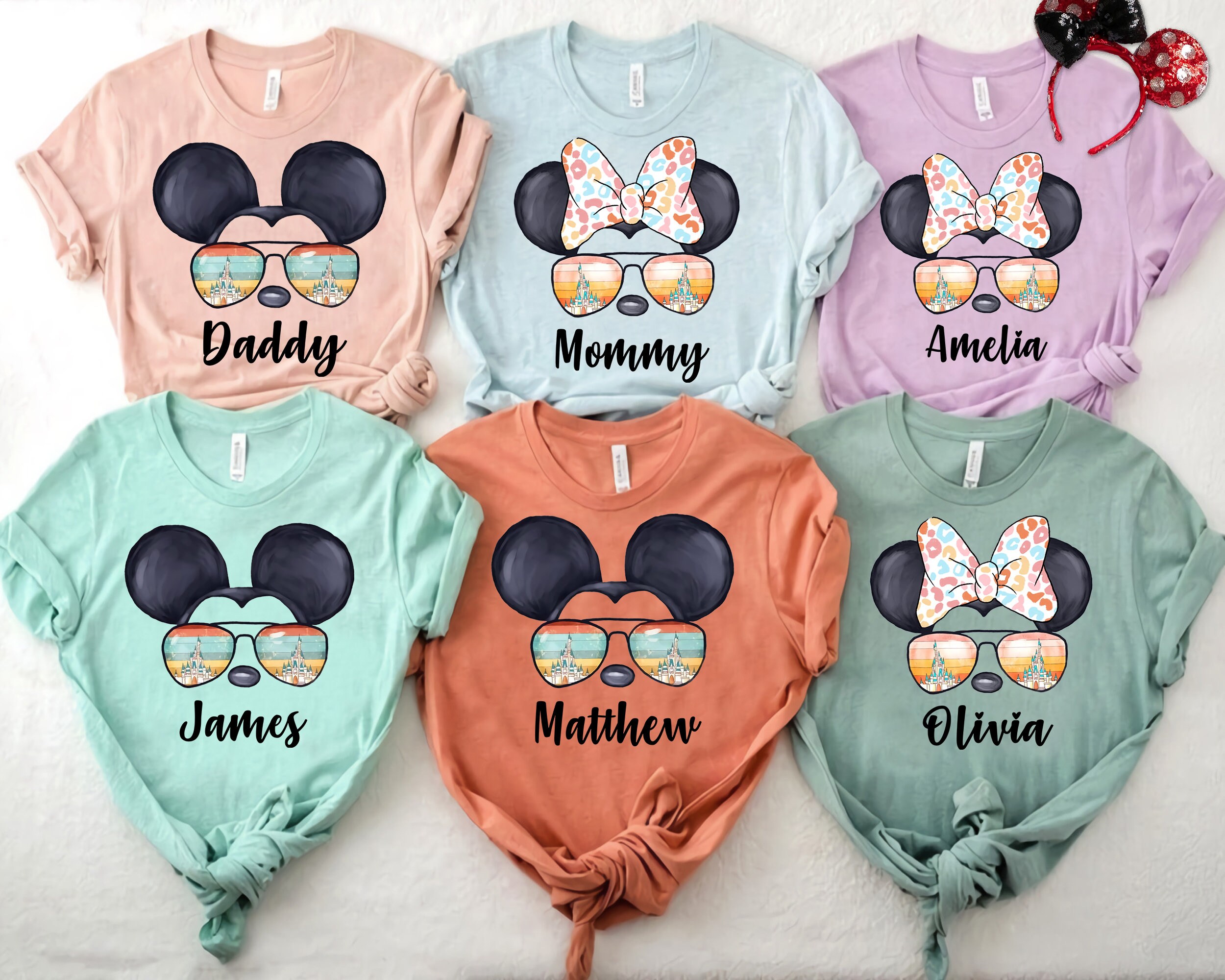 Custom Name Mickey Minnie Cruise Shirt