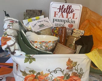 Fall gift basket
