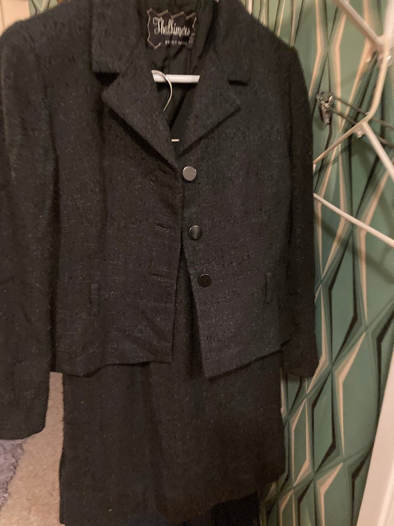 Vintage Thalhimers/Adele Simpson wool skirt suit