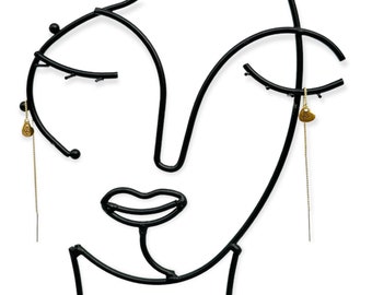 Summer Sky threader earrings | threaders | threader earrings | charm threader earrings | gold filled | gold filled earrings