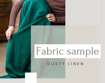 Linen fabric samples set of all colors (fast delivery). Linen fabric swatches for curtain panels. Couch covers. Bedspreads. Tablecloths